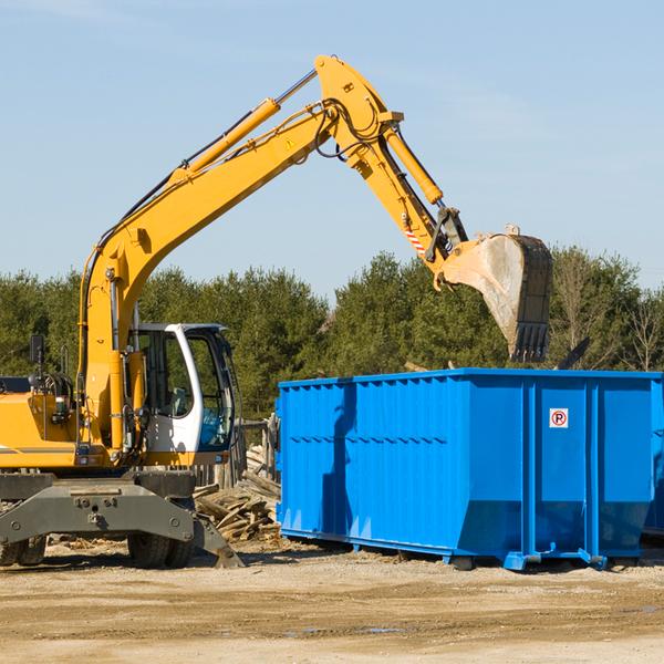 are there any restrictions on where a residential dumpster can be placed in South Hamilton Massachusetts